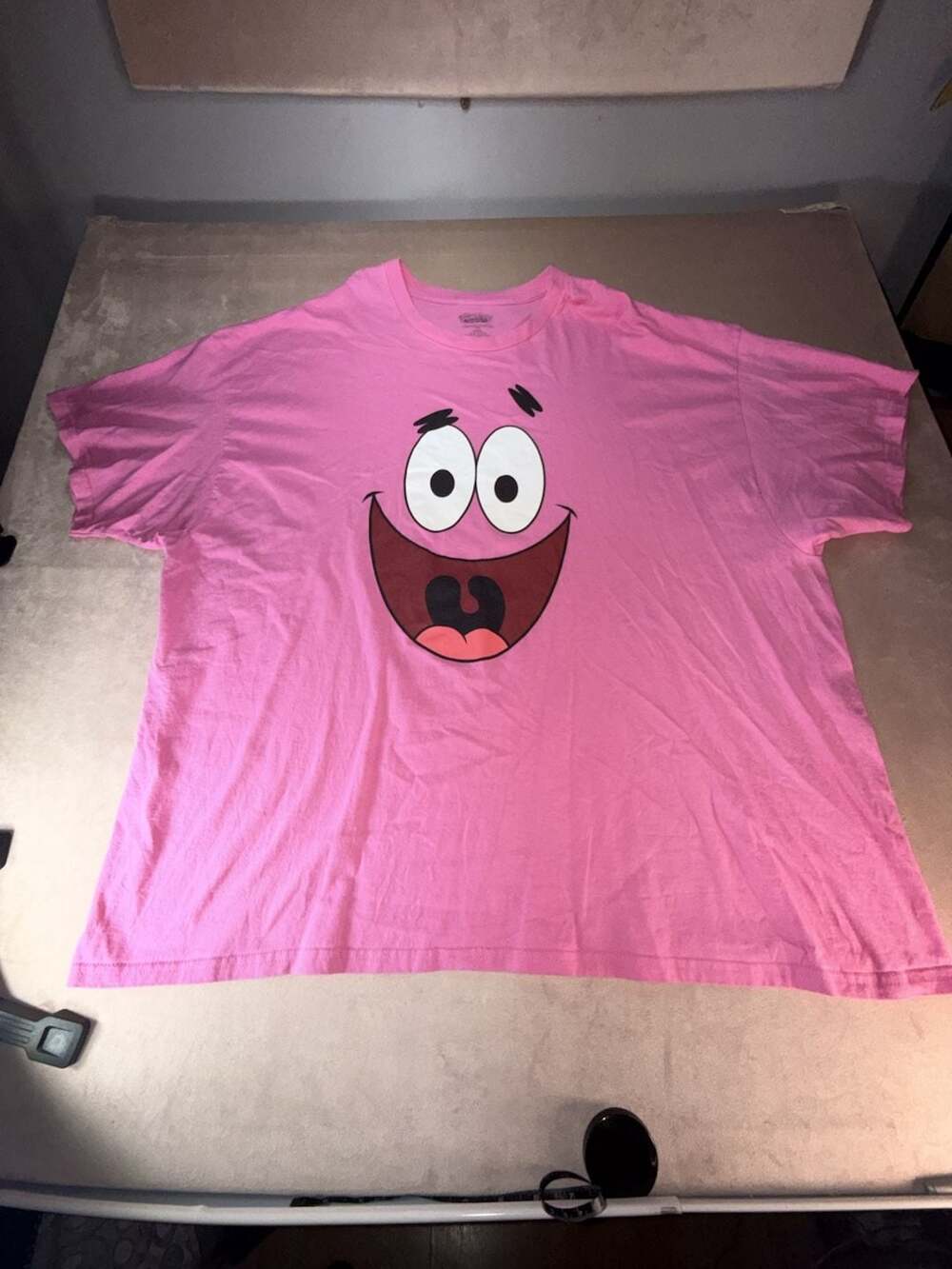 Nickelodeon SpongeBob SquarePants Patrick Star Face Pink T-Shirt XXXL (A5-2056)